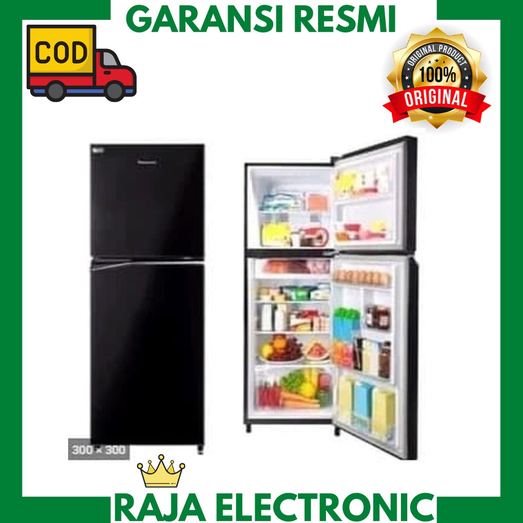 KULKAS PANASONIC NRBB 201 QPK LEMARI ES 2 PINTU NRBB201QPK NRBB 201QPK