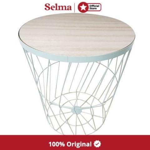 SELMA TIERRA MEJA TAMU DENGAN PENYIMPANAN - TURQUOISE