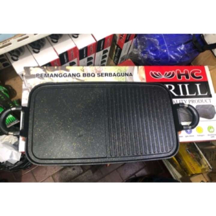 (RS)MULTI GRILL PAN PANGGANG PANGGANGAN WAJAN SERBAGUNA TEFLON