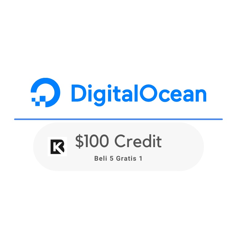 ​​DigitalOcean $100 | Limit 3 Droplet | Berlaku 60 Hari | Beli 5 Gratis 1 ## Akun 100$ Digital Ocean DO 100 Credit Promo Kupon