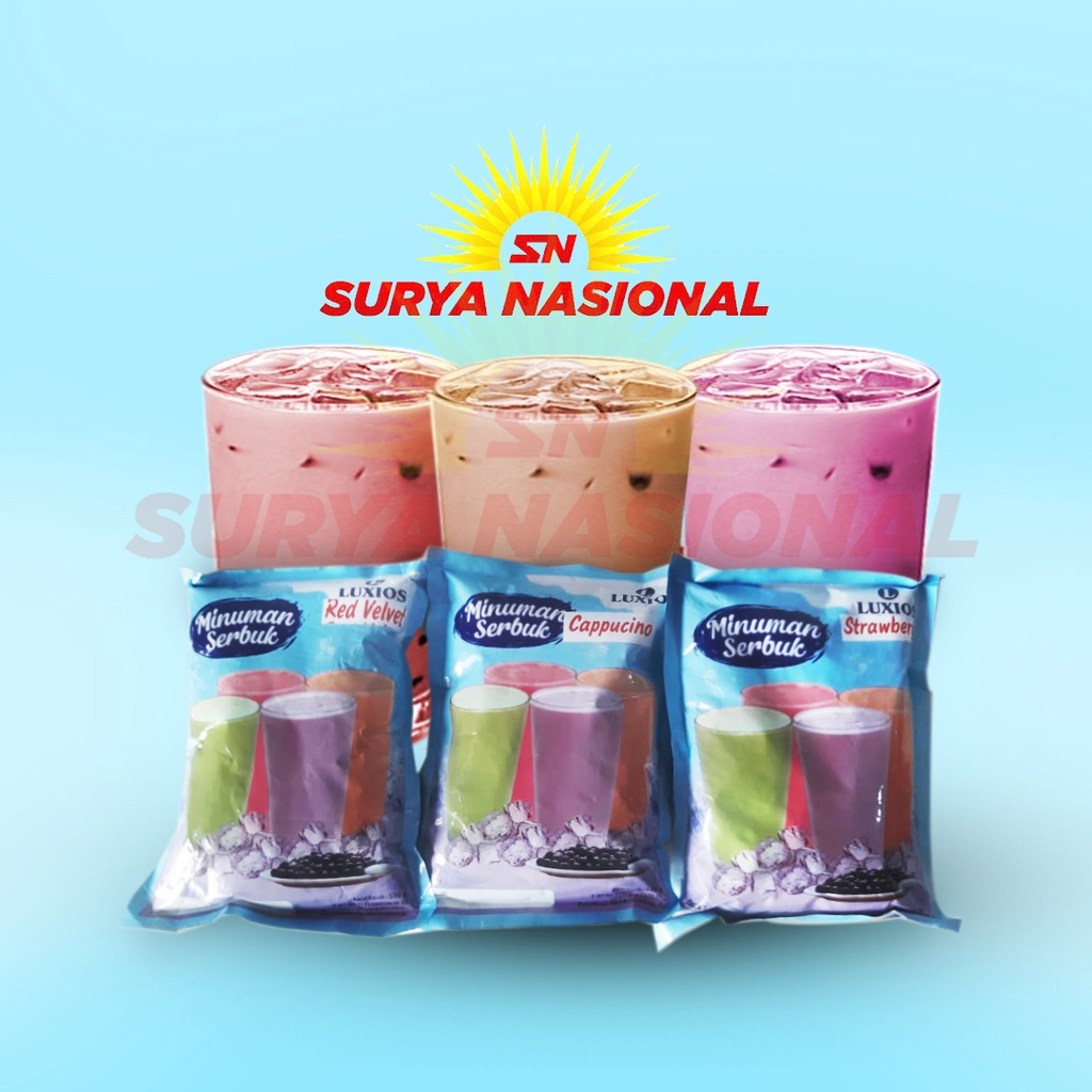 

PROMO MURAH!! BUY 1 GET 1!! Luxios Powder Drink ( Bubuk Minuman) 500 gram BUBUK MINUMAN RASA 500 Gram / SERBUK MINUMAN RASA / BUBUK MINUMAN ANEKA RASA / BUBUK MINUMAN KEKINIAN