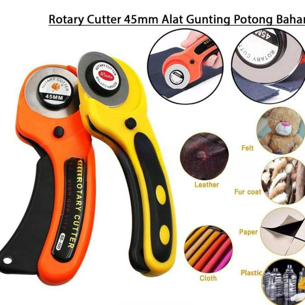 

KODE Q8F5 Rotary Cutter 45mm Alat Gunting Potong Bahan Kain Refill Cutter