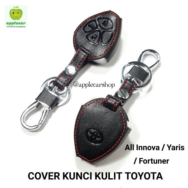 Sarung Kunci Kulit Cover Key /Leather Key Cover /Kondom Kulit Kunci Mobil Innova,Yaris