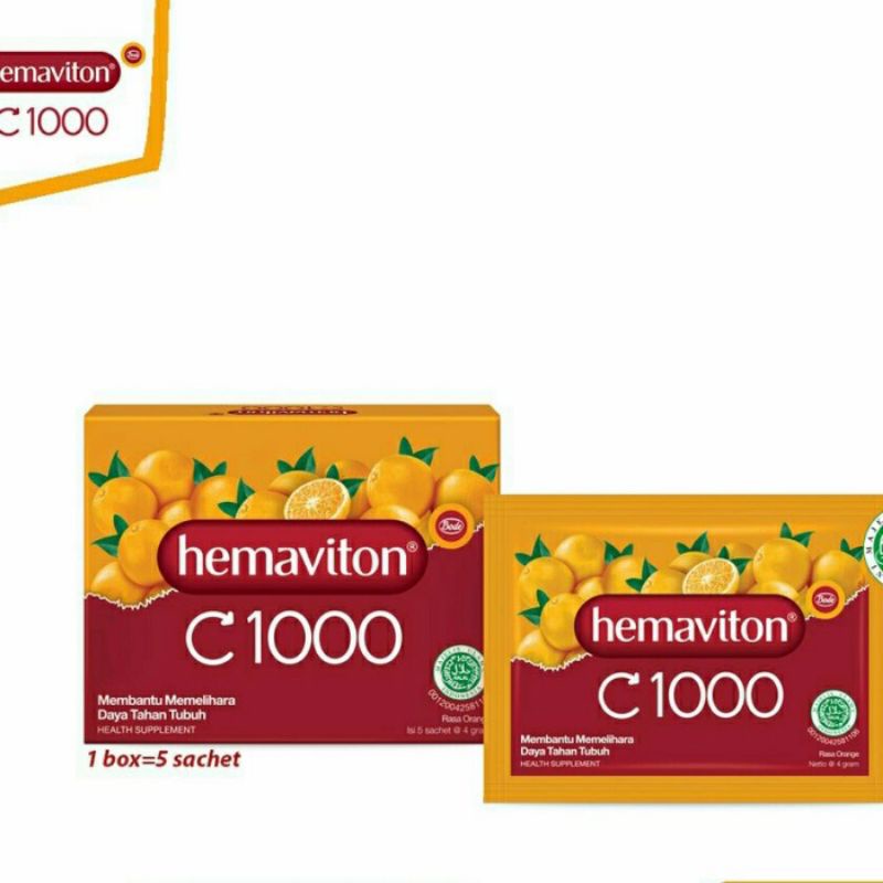 Hemaviton C1000 Serbuk isi 5 Sachet