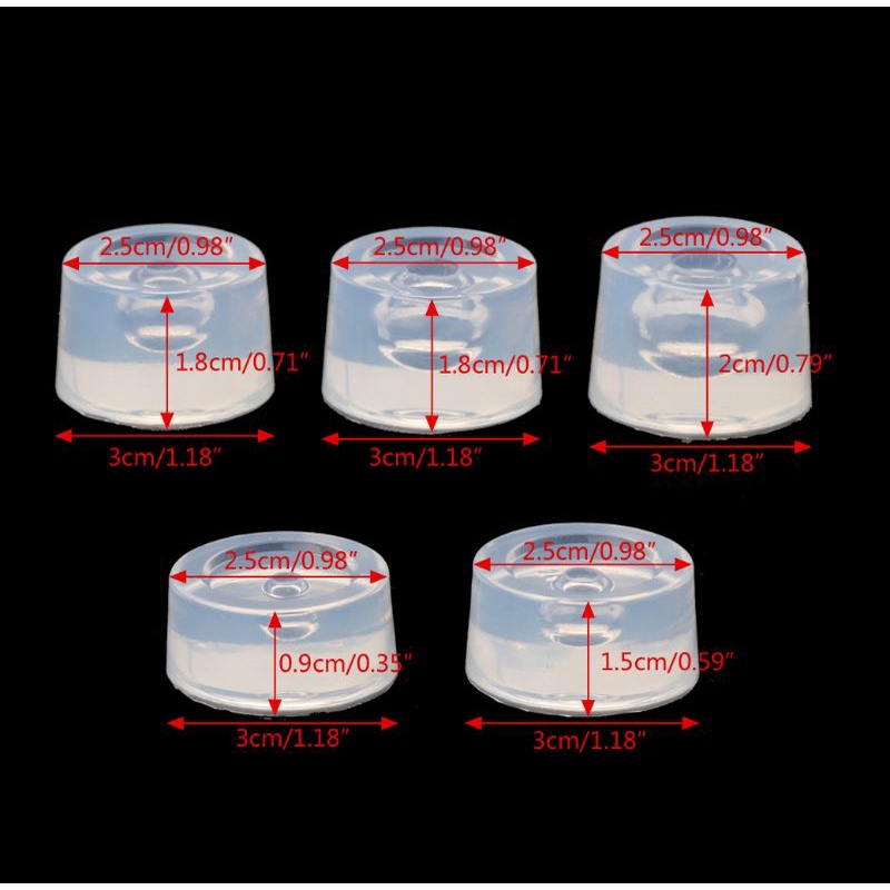 Siy Cetakan Resin Bentuk Bola Bahan Silikon Transparan Untuk Membuat Perhiasan