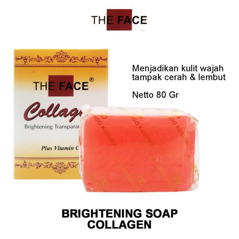 PALING DI CARIK!!! THE FACE Sabun COLLAGEN 80g BPOM (Perawtan Wajah) - (Pembersih Wajah)