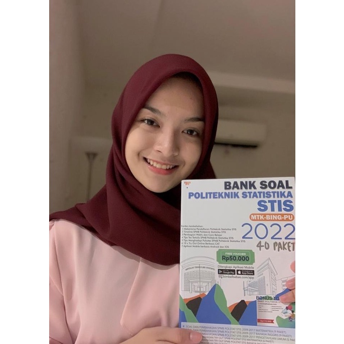 Jual BUKU PERSIAPAN UJIAN BANK SOAL SPMB POLITEKNIK STATISTIKA STIS ...