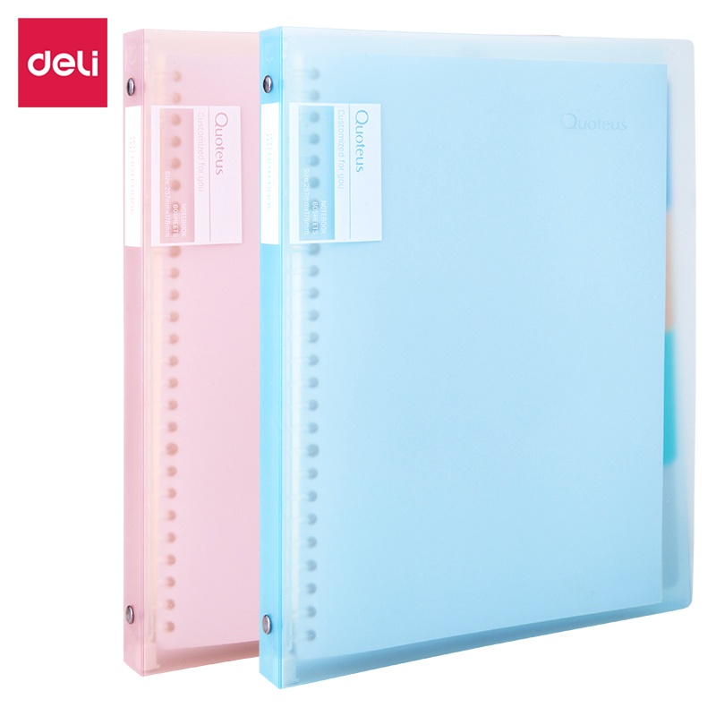 

BINDER NOTE LOOSE LEAF NOTEBOOK B5 26 RING PLASTIK TRANSPARANT BAGUS 60 LBR