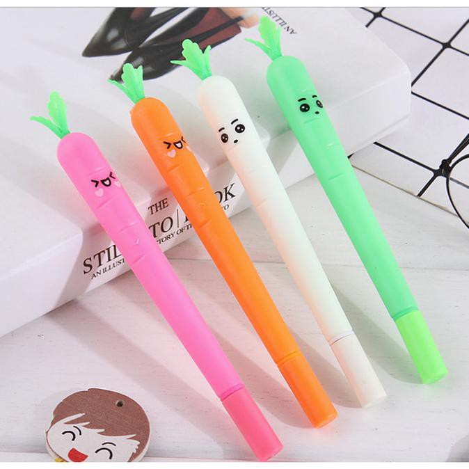 

PULPEN MOTIF WORTEL, PEN MOTIF CARROT, PULPEN TINTA KOREA JEPANG FANCY