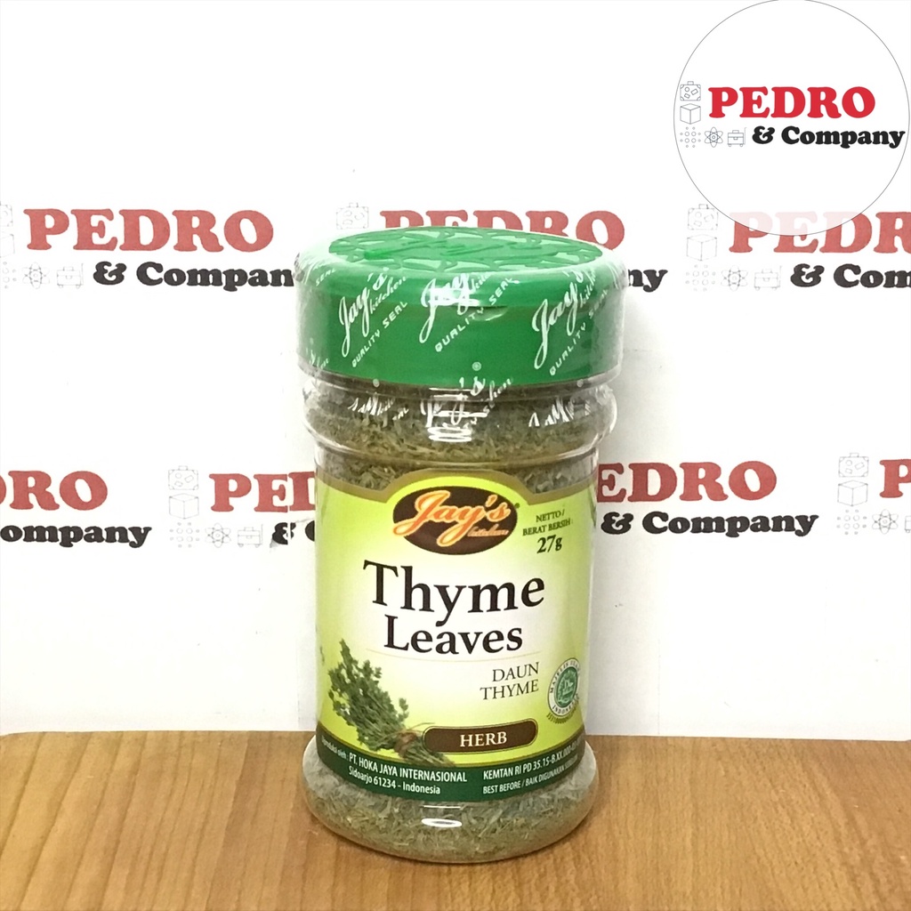 

Jay’s Kitchen - Thyme leaves/ daun thyme (27 gr) rempah