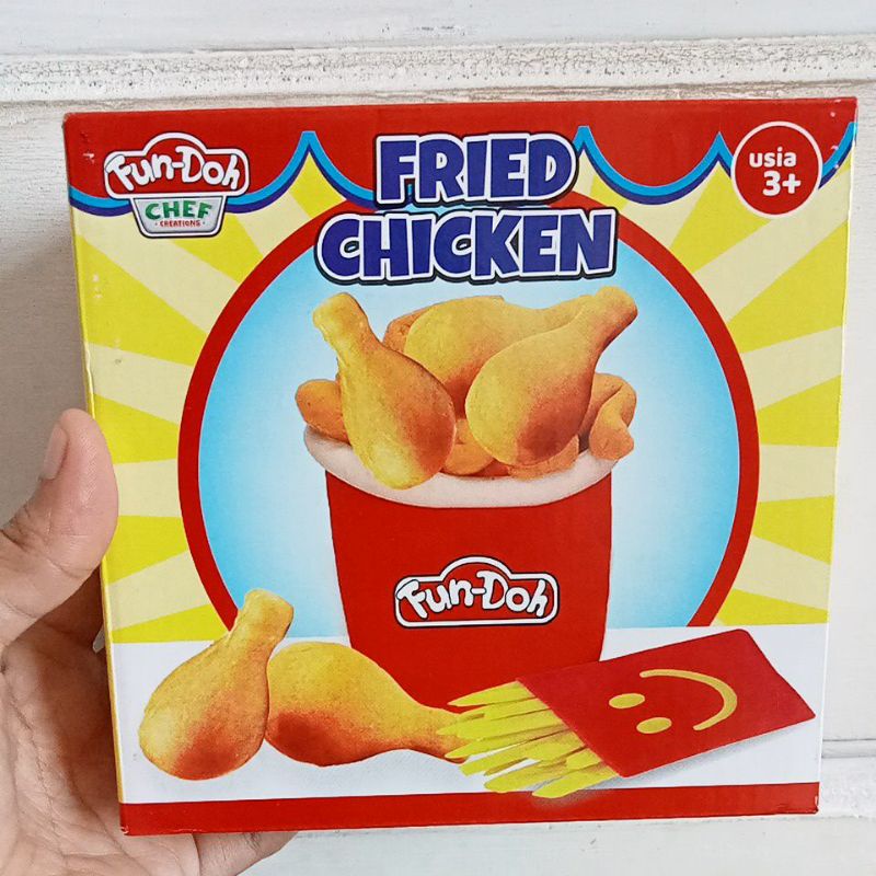 28042 Mainan Plastisin Malam Fundoh Tema Fried Chicken Fun-Doh