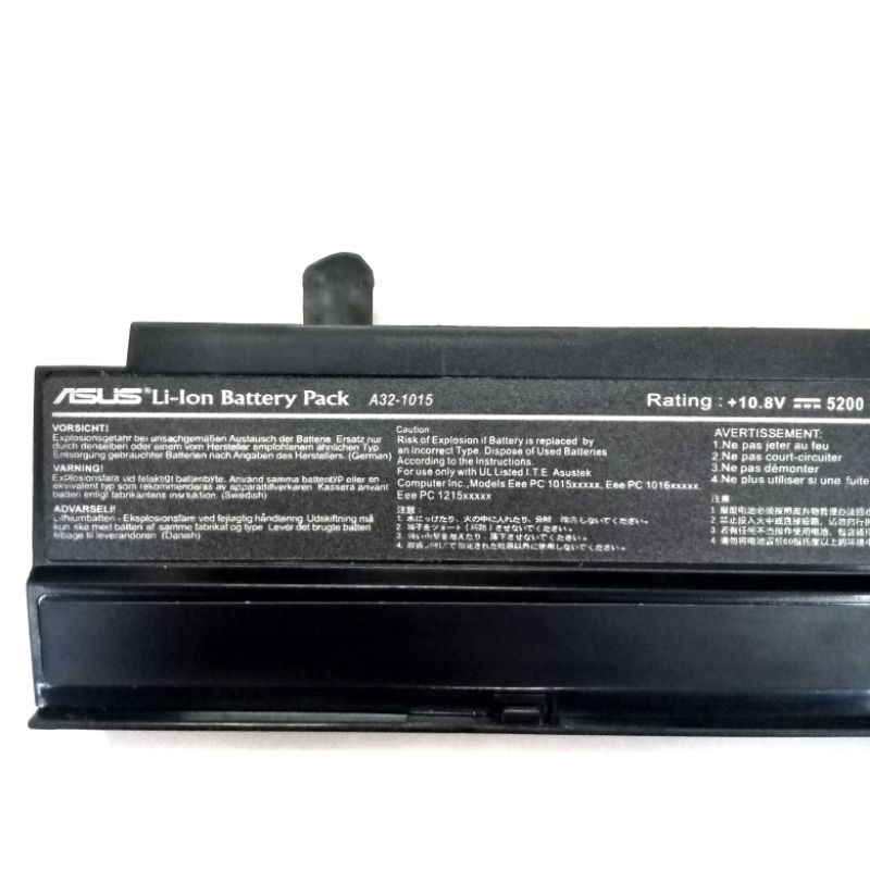 Baterai Laptop Asus Eee PC 1015 1015P 1015PN 1015PEM 1015T 1215 1016 1016P 1215 1215N A32-1015