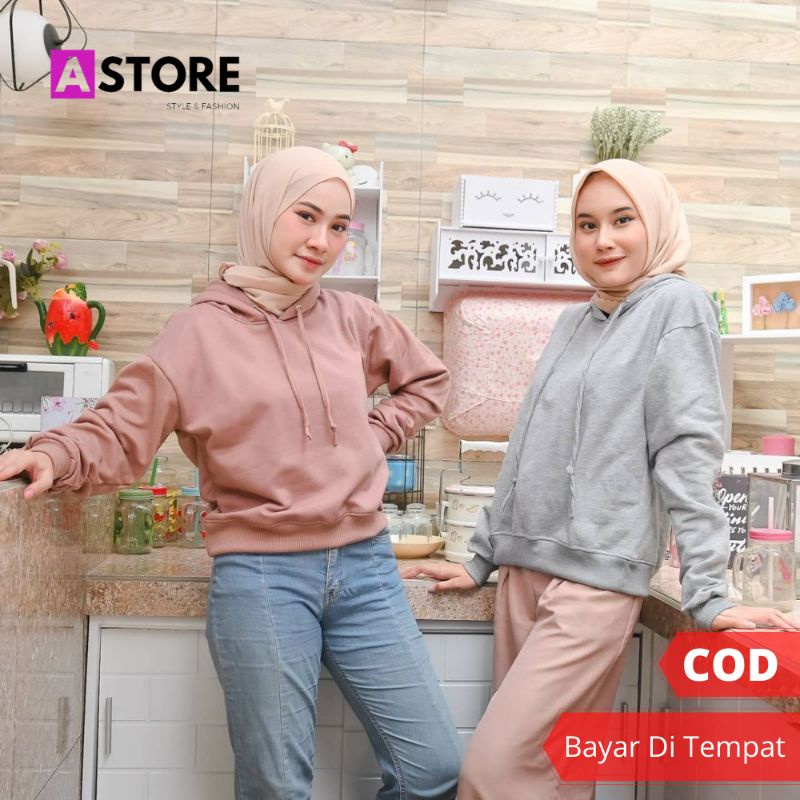SWETER HOODIE WANITA POLOS SWETER POLOS HOODIE POLOS CROP HOODIE KEREN CROP HOODIE