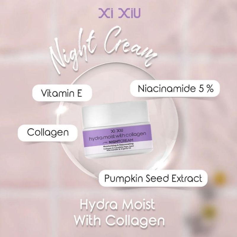 ⭐BAGUS⭐ XI XIU Hydra Moist / Brightening / Acne Fight Skincare | Perawatan Kulit Berjerawat Serum Day Cream Night Cream