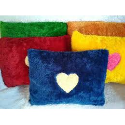 best seller SARUNG BANTAL BULU RASFUR motip GLOSSY/SARUNG BANTAL LEMBUT/ UK 45cm x60cm