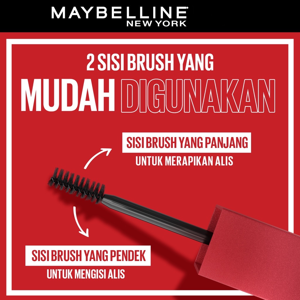 ★ BB ★ Maybelline Tattoo Brow 3D Styling Gel Brown Cokelat - Makeup Eye