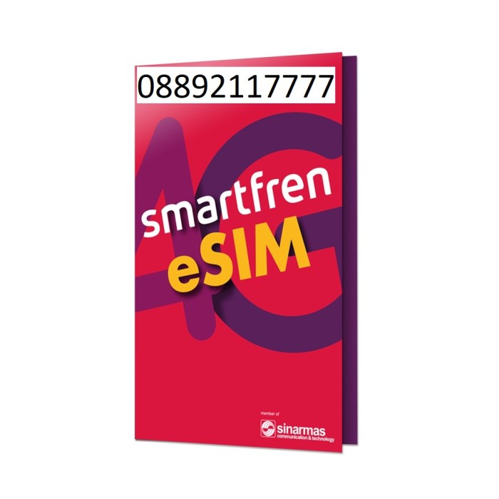 Esim Smartfren Nomor Cantik 11 Digit - 08892117777