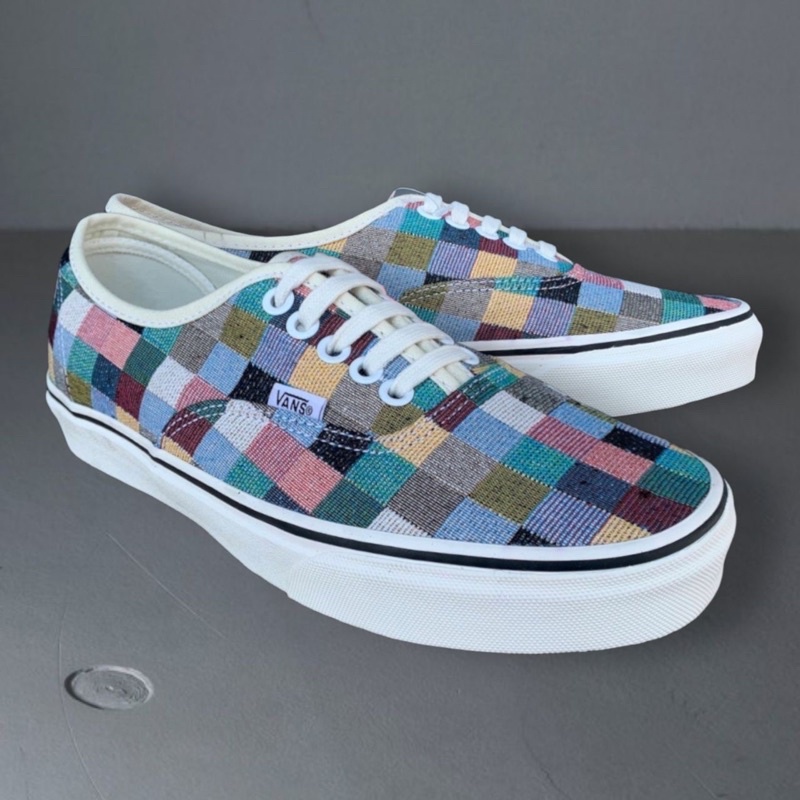 Vans Authentic Woven Checkerboard Multicolor Original Global Market BNIB