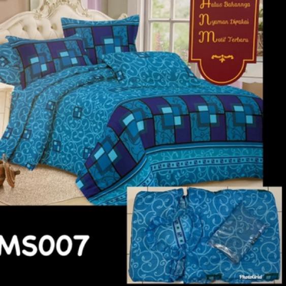 Jual Sprei Tencel 60s Silk Sutra Organik Daun Biru Halis Licin 160x200 180x Kota Tangerang Rumah Sprei Homeset Tokopedia