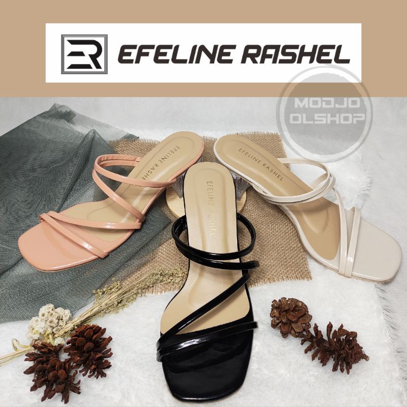 Sandal Wanita Hak Kaca terbaru / kekinian 2021 / sandal andien / Real pict