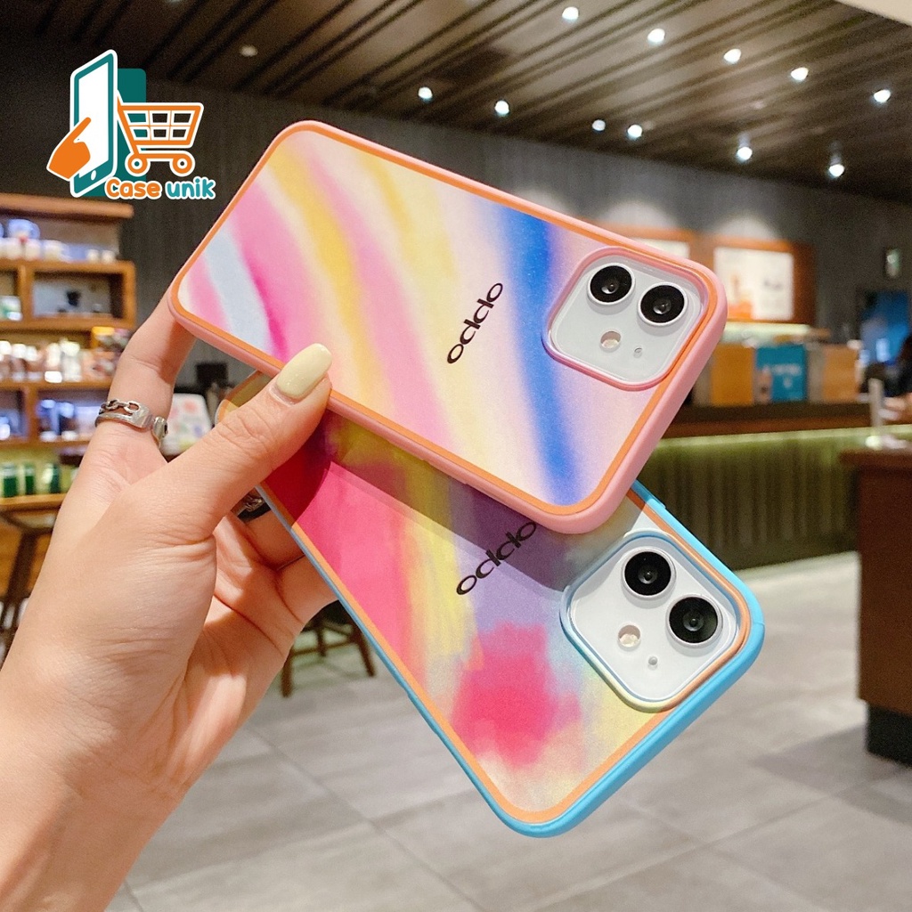 SS044 SOFTCASE RAINBOW OPPO A15 A16 A37 Neo 9 A9 A5 A52 A92 A53 A33 A54 2020 CS3234