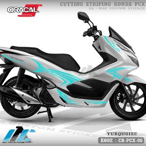CB-PCX-06 PCX PUTIH -CUTTING STICKER PCX - STRIPING CUTTING PCX PUTIH 107