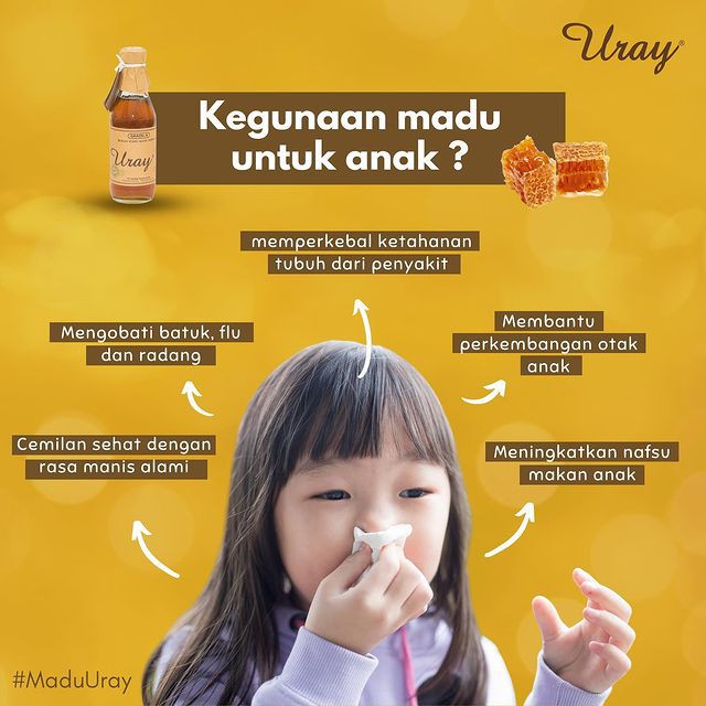 MADU URAY ASLI MURNI 330ML / 450GR | MADU HUTAN NUTRISI NATURAL HONEY