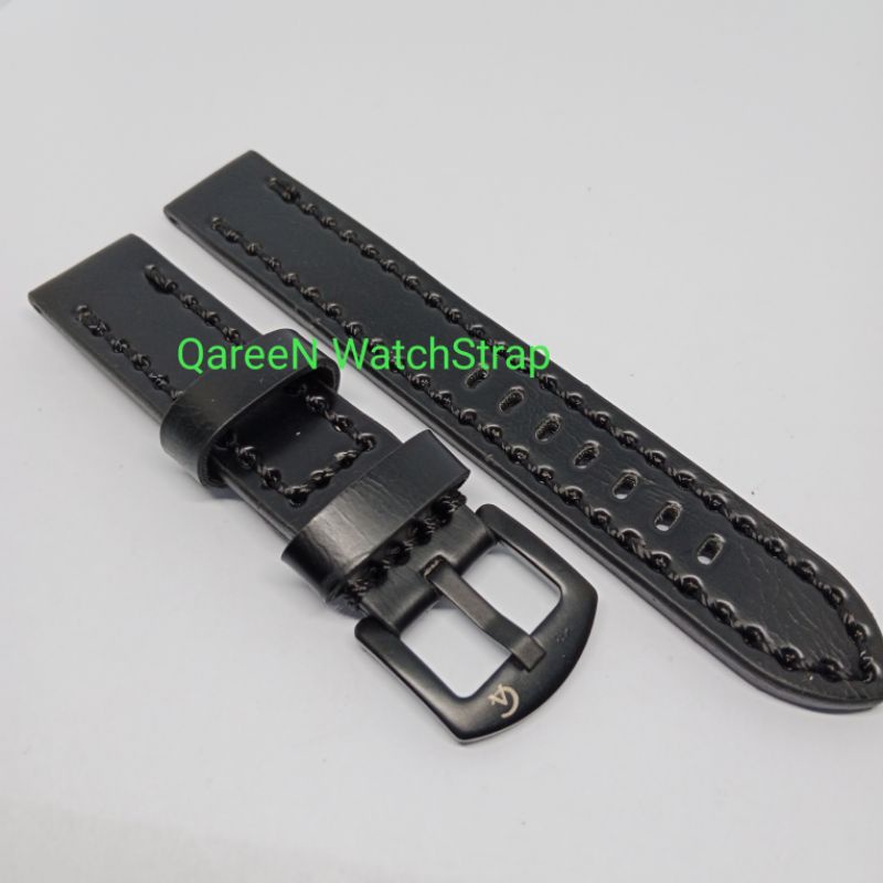 Strap tali jam tangan Alexander Christie 18mm hitam coklat