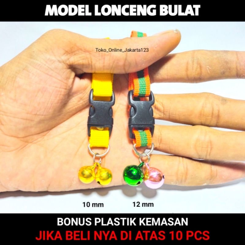 kalung kucing kelinci isi 2 lonceng kalung anjing kelinci kalung hewan