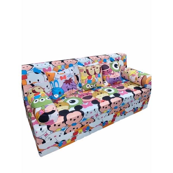 Sofabed Inoac 200x180x20 dan 200x160x20 Bonus Bantal Inoac