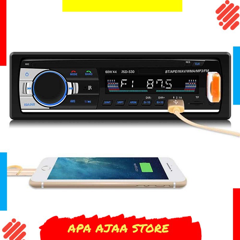 Termurah ! ZEEPIN Tape Audio Mobil Bluetooth Car MP3 Player - JSD-530