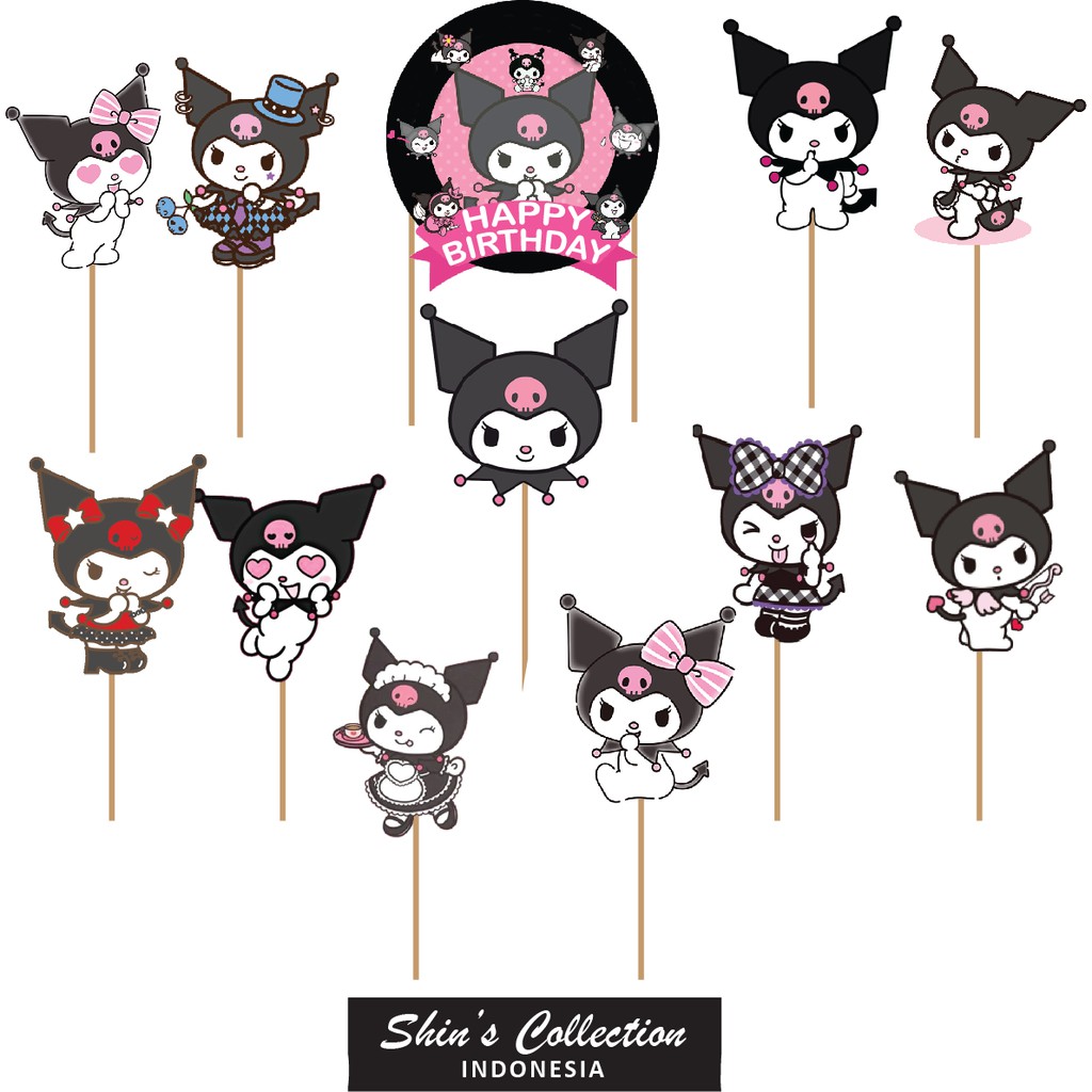 Kuromi Cupcake Toppers Template Printable Diy Partyin vrogue.co