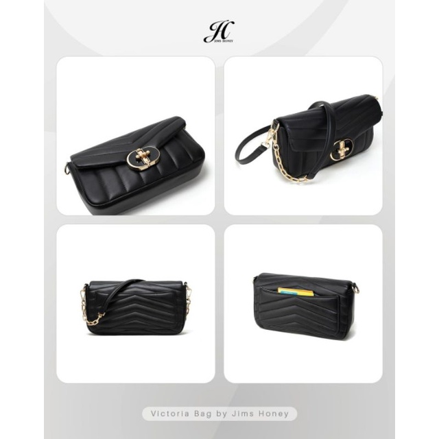 Victoria Bag Jims Honey Original Tas Selempang Wanita Clutch Pesta Free box Exclusive