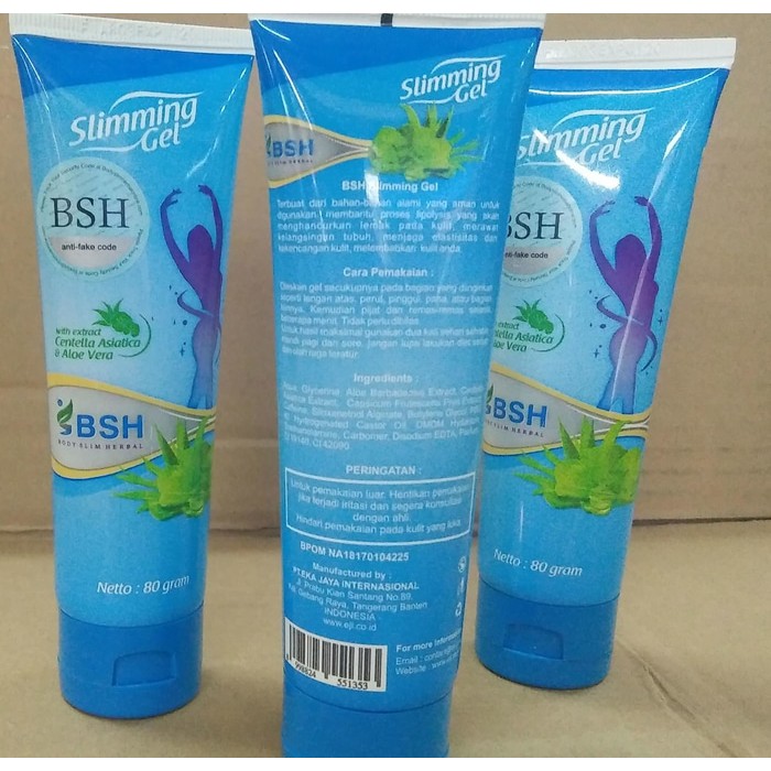 BSH body slim herbal lotion slimming hot cream gel asli femalebeauty