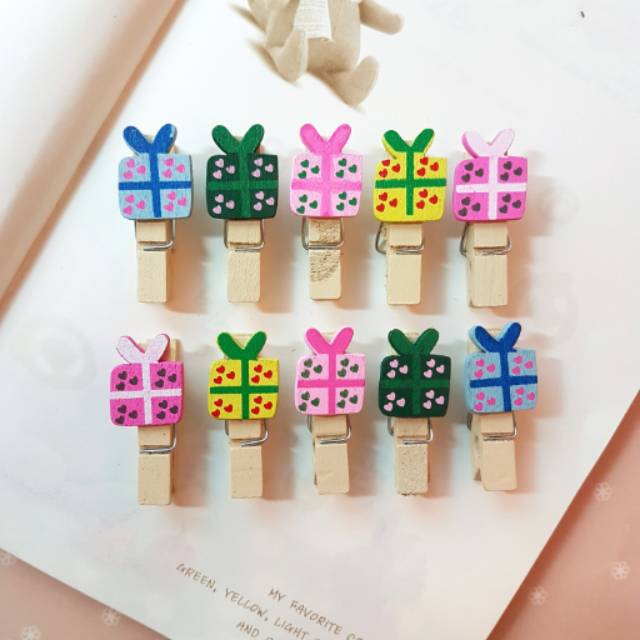

Wooden Clip | Klip Kotak Kado