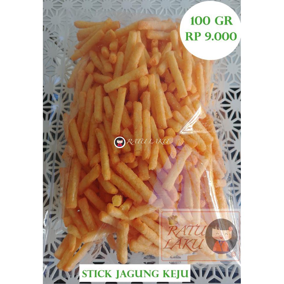 

Stik Jagung Keju 100 Gr / Snack Kiloan / Snack Enak / Cemilan Enak Asli!
