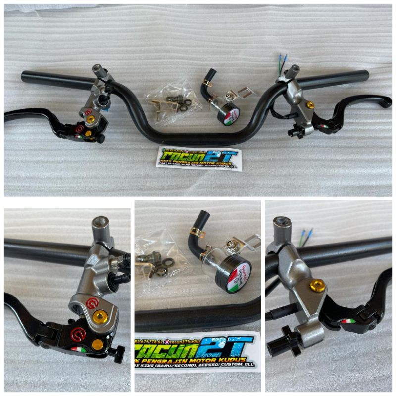 paket set stir Stang CB150 hitam + master izumi