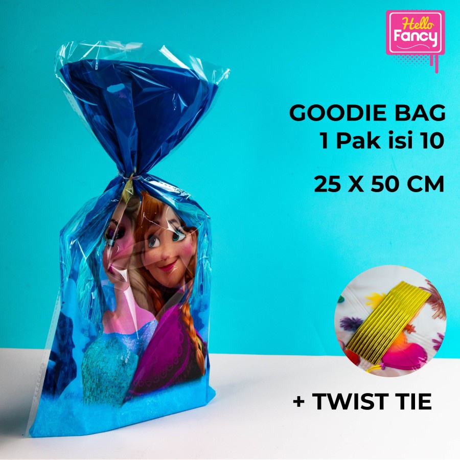 

GOODIE BAG SIZE L 27X50 / KEMASAN KADO PLASTIK / GB27X50