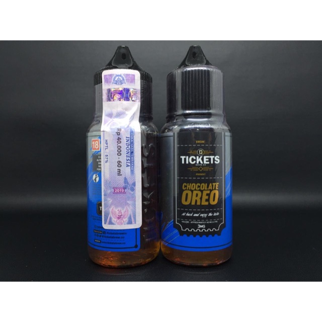 Chocolate Oreo Tickets Liquid Ejm 60ml Shopee Indonesia