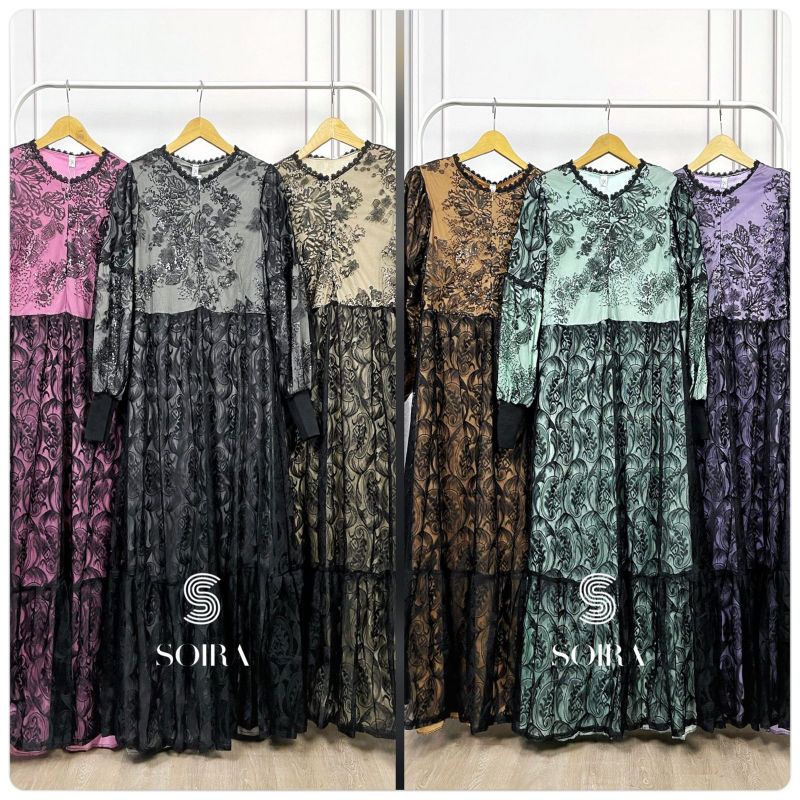 PROMO GAMIS BRUKAT SOIRA FREE DASTER/gamis soira/brukat import