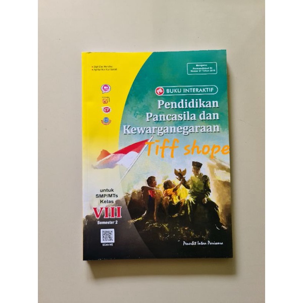 Buku lks / pr interaktif pendidikan pancasila, ppkn kelas VIII, 8 semester 2 intan pariwara