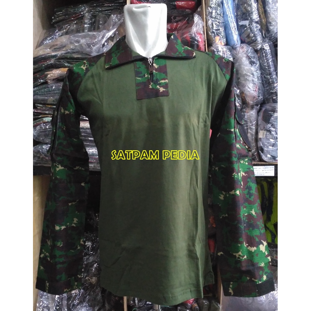 Kaos Kerah Loreng NKRI Riptop - Kaos Kerah Pria Tactical