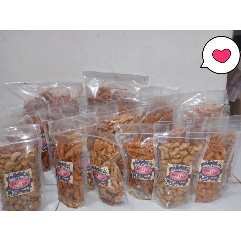 

aneka cemilan kemasan ekonomis