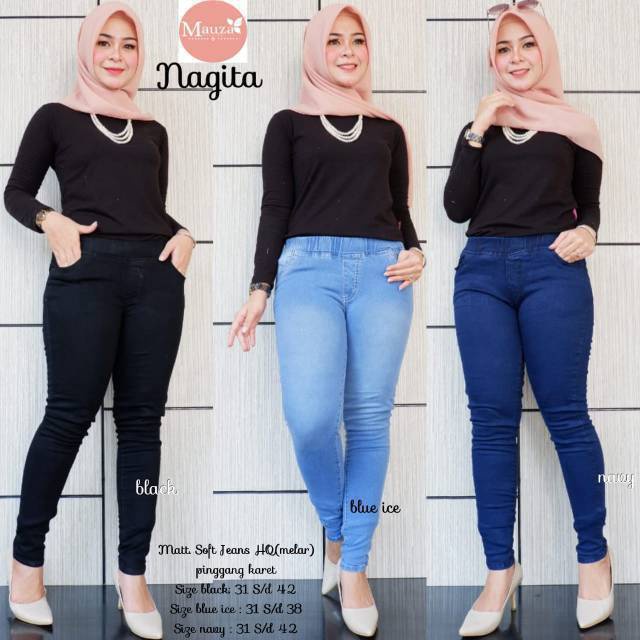 CELANA JEANS WANITA LEGGING KOLOR