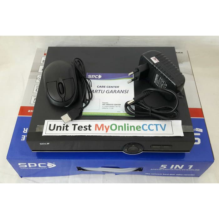 DVR CCTV 4 Ch SPC Harga Murah bisa Analog Ahd HDTVI & IP Camera