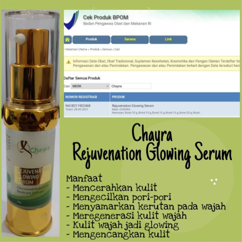 TERLARIS ! Serum Rejuv Orlin Beauty/chayra/Serum rejuvenation/serum anti aging/Serum whitening/serum wajah Bpom