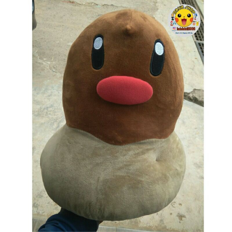Boneka Pokemon Diglett (40cm)