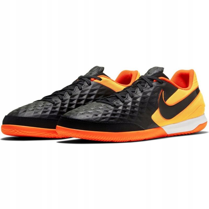Sepatu Futsal - Nike Tiempo Legend 8 Academy IC Laser Orange/Black - Original 1000% Resmi Store