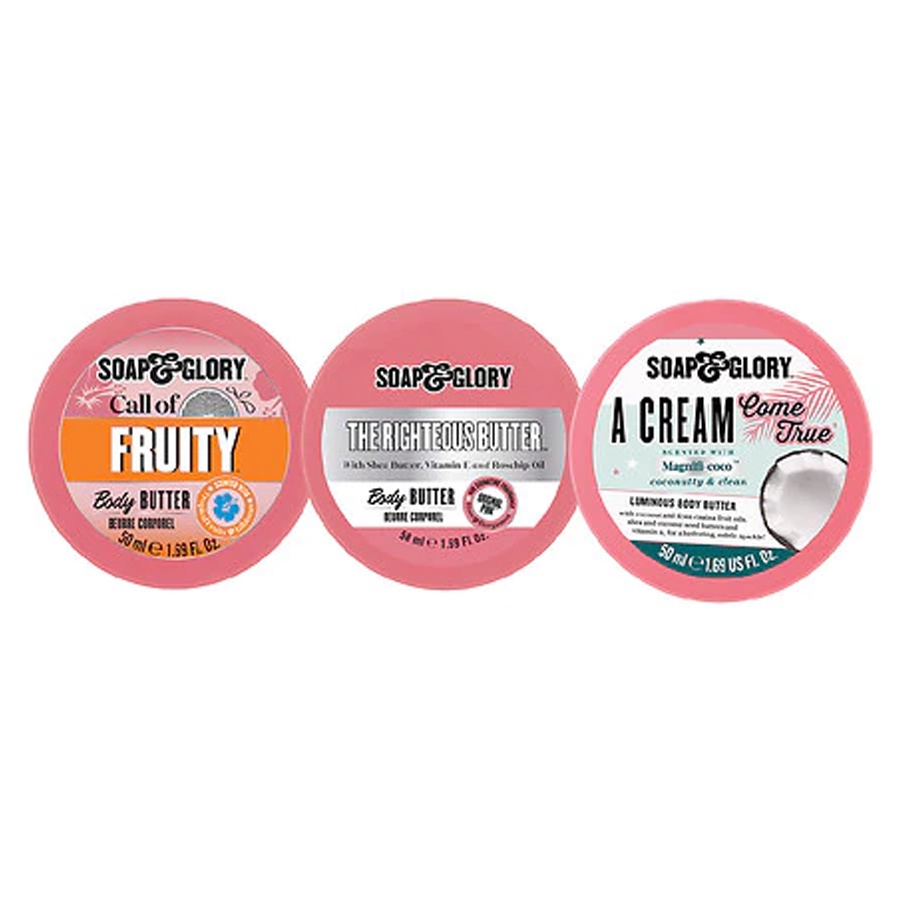 Soap and Glory - Three of My Best Smoothes Body Butter Trio Gift Set