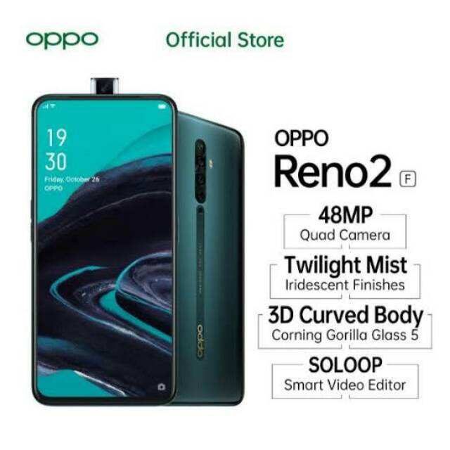 OPPO RENO 2F 8/128 GARANSI RESMI 1 TAHUN